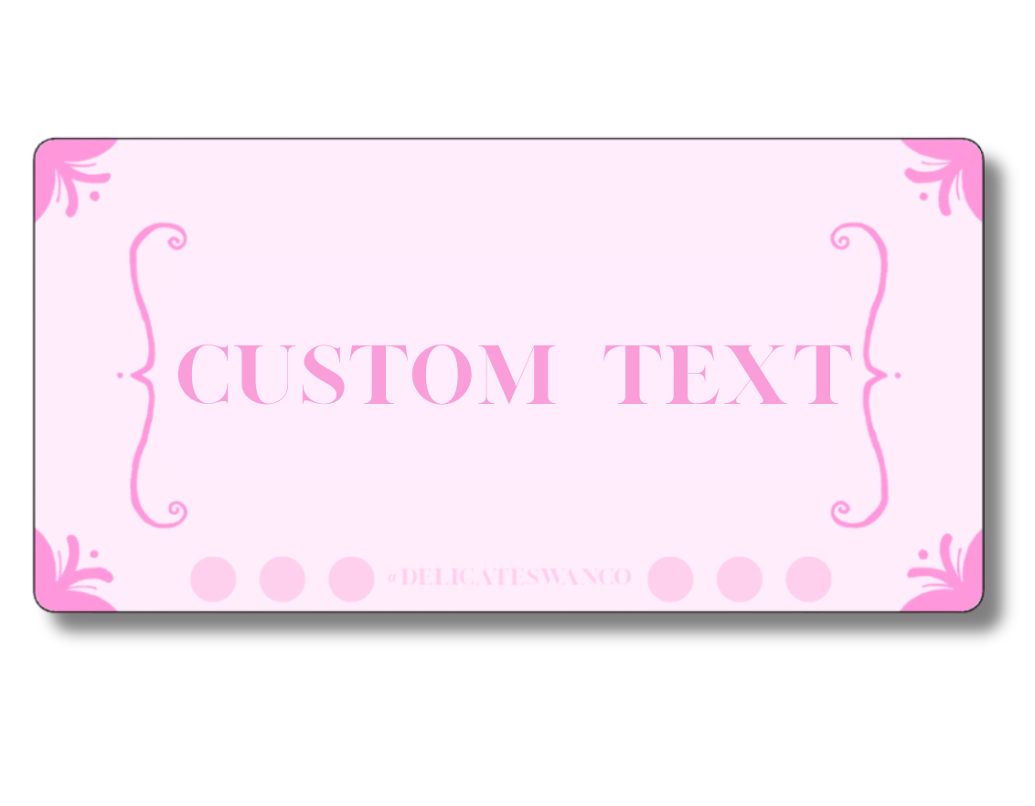 Delicate Cash Envelope Customizable