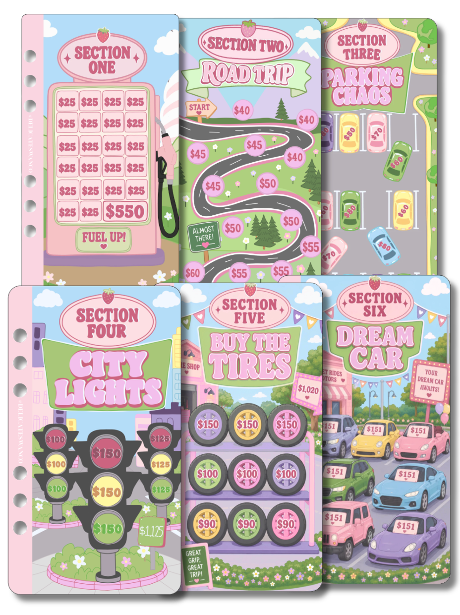 A Pretty Sweet Ride Saving Challenge Bundle