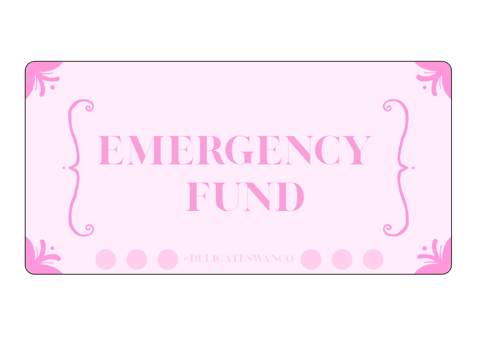 Delicate Cash Envelope Customizable