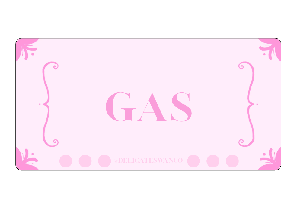 Delicate Cash Envelope Customizable